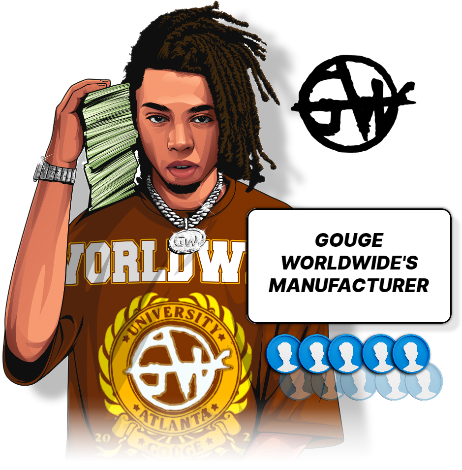 GOUGE WORLDWIDE'S MANUFACTURER