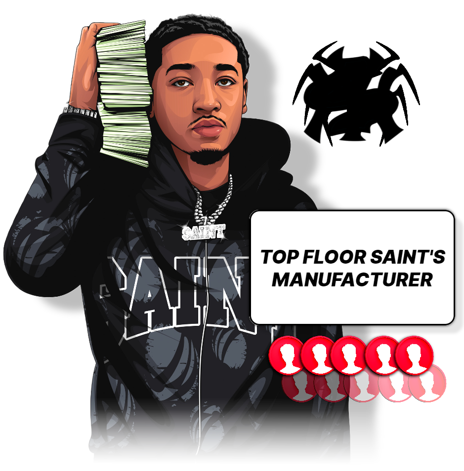 TOP FLOOR SAINT'S MANUFACTURER